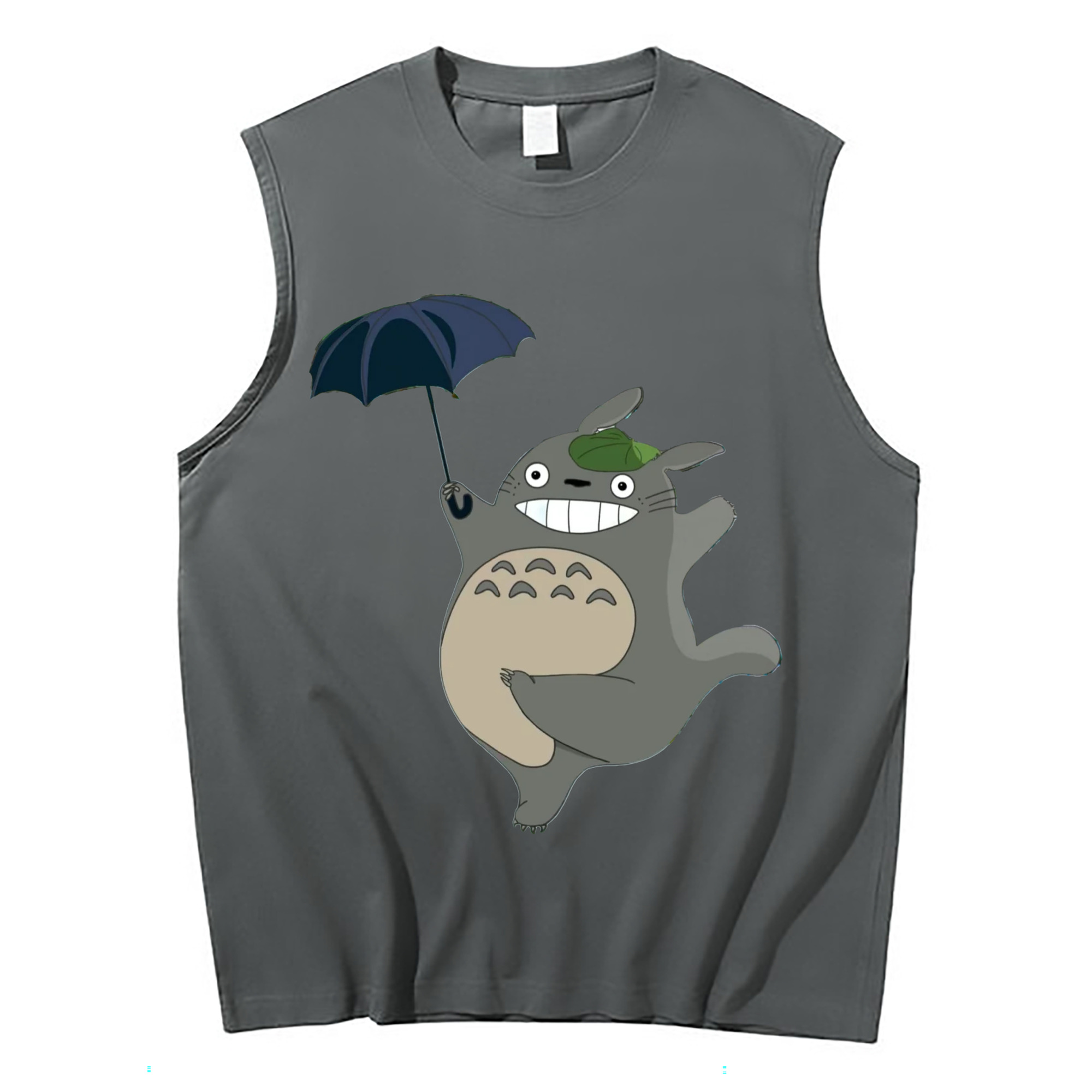 （画像用） となりのトトロ 草壁メイ 草壁サツキ My Neighbor Totoro Satsuki Kusakabe Mei Kusakabe コットン100％タンクトップ（フロントプリント）